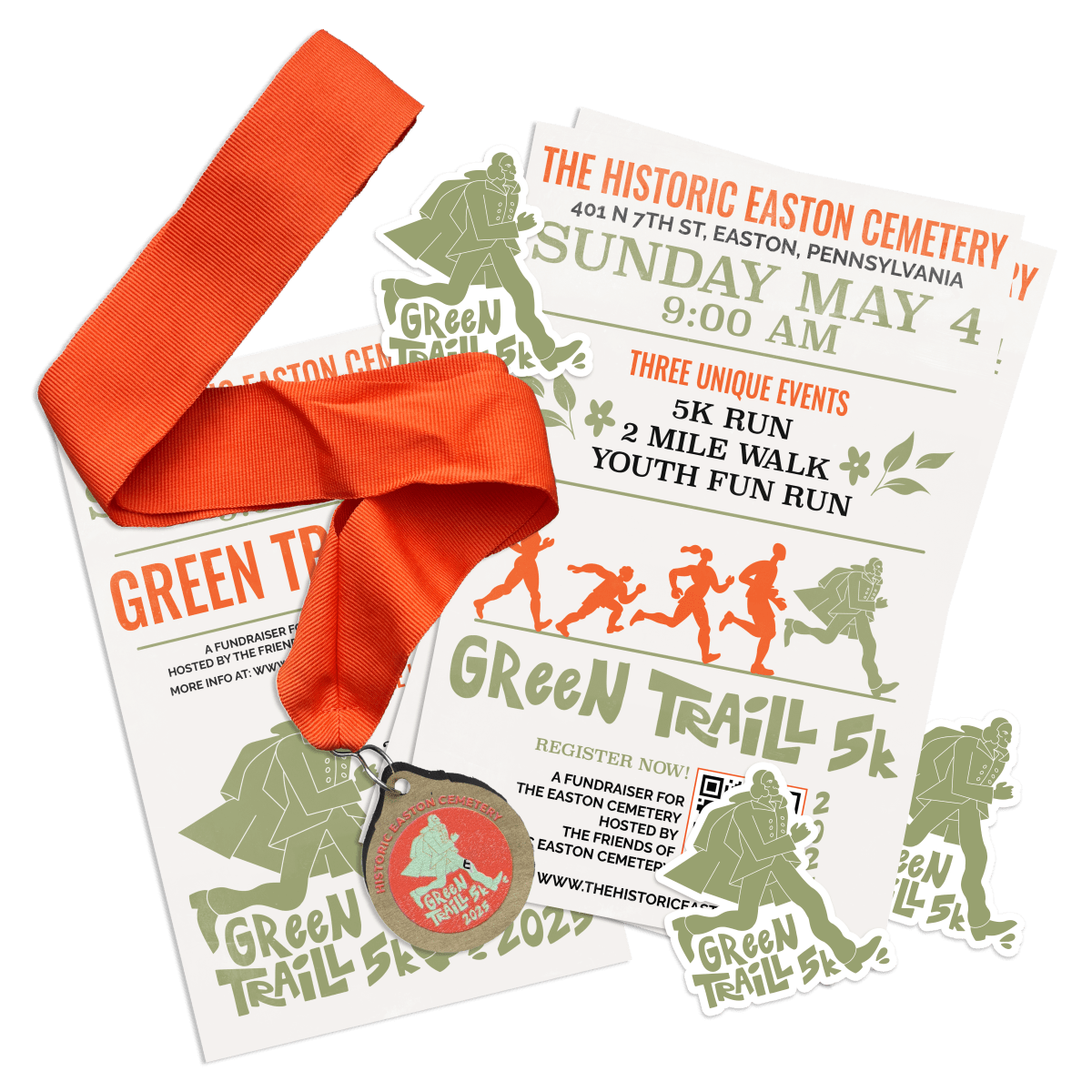 logo for Green Traill 5K Project