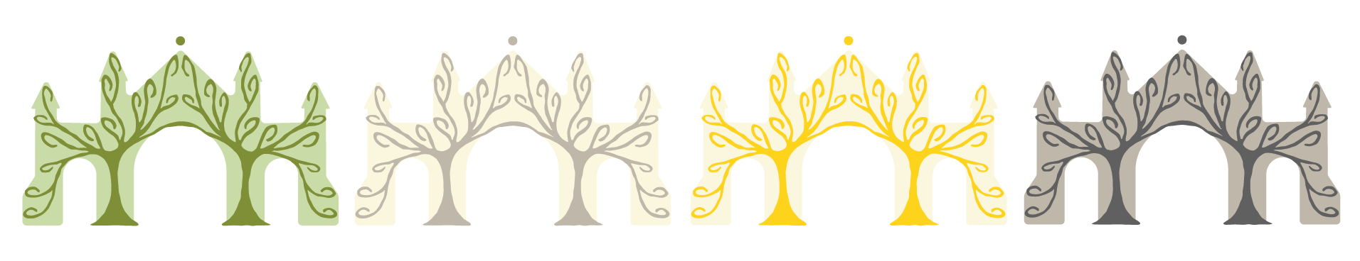 logo variants in color scheme