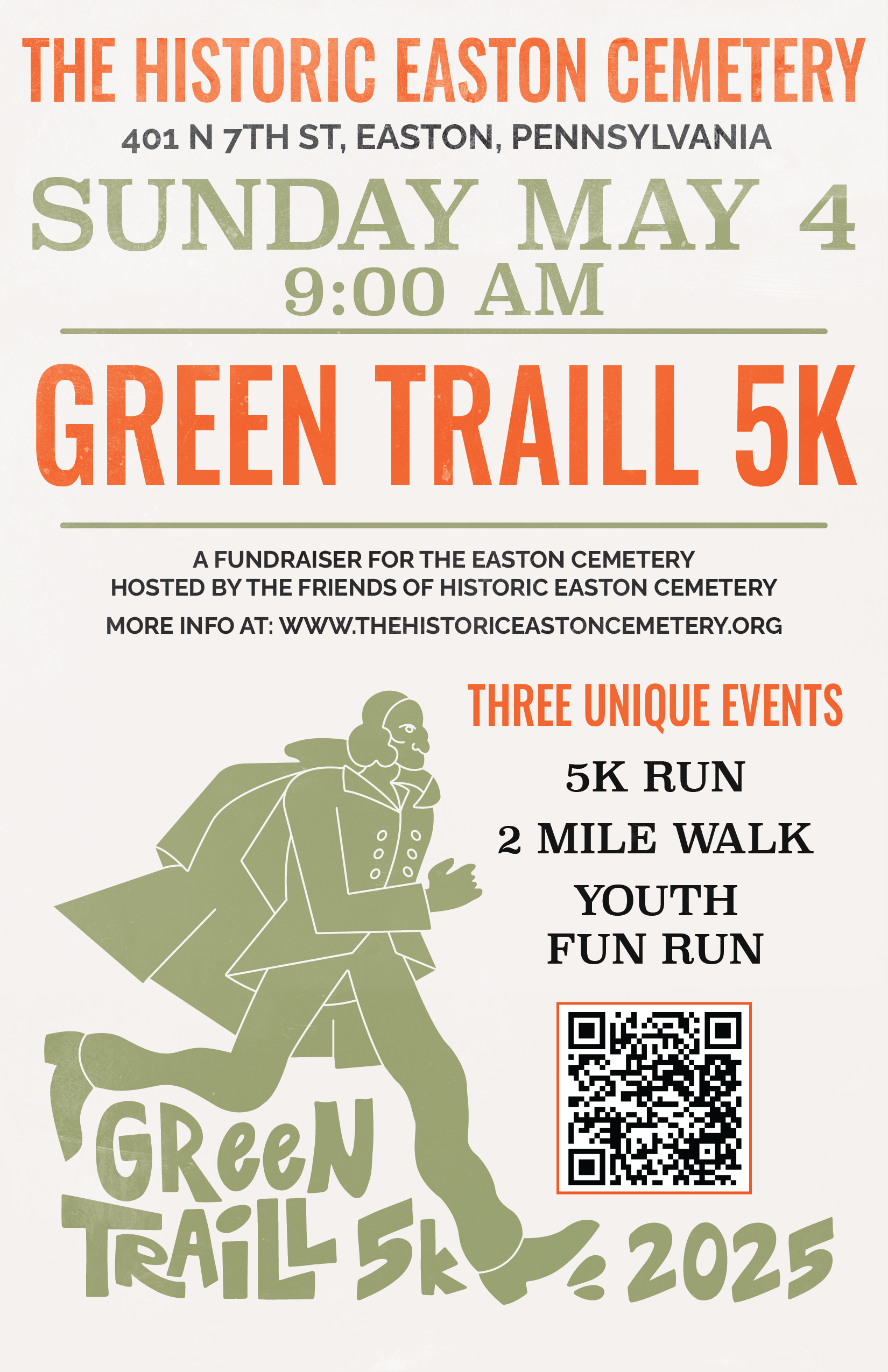 Green Traill poster - tabloid format