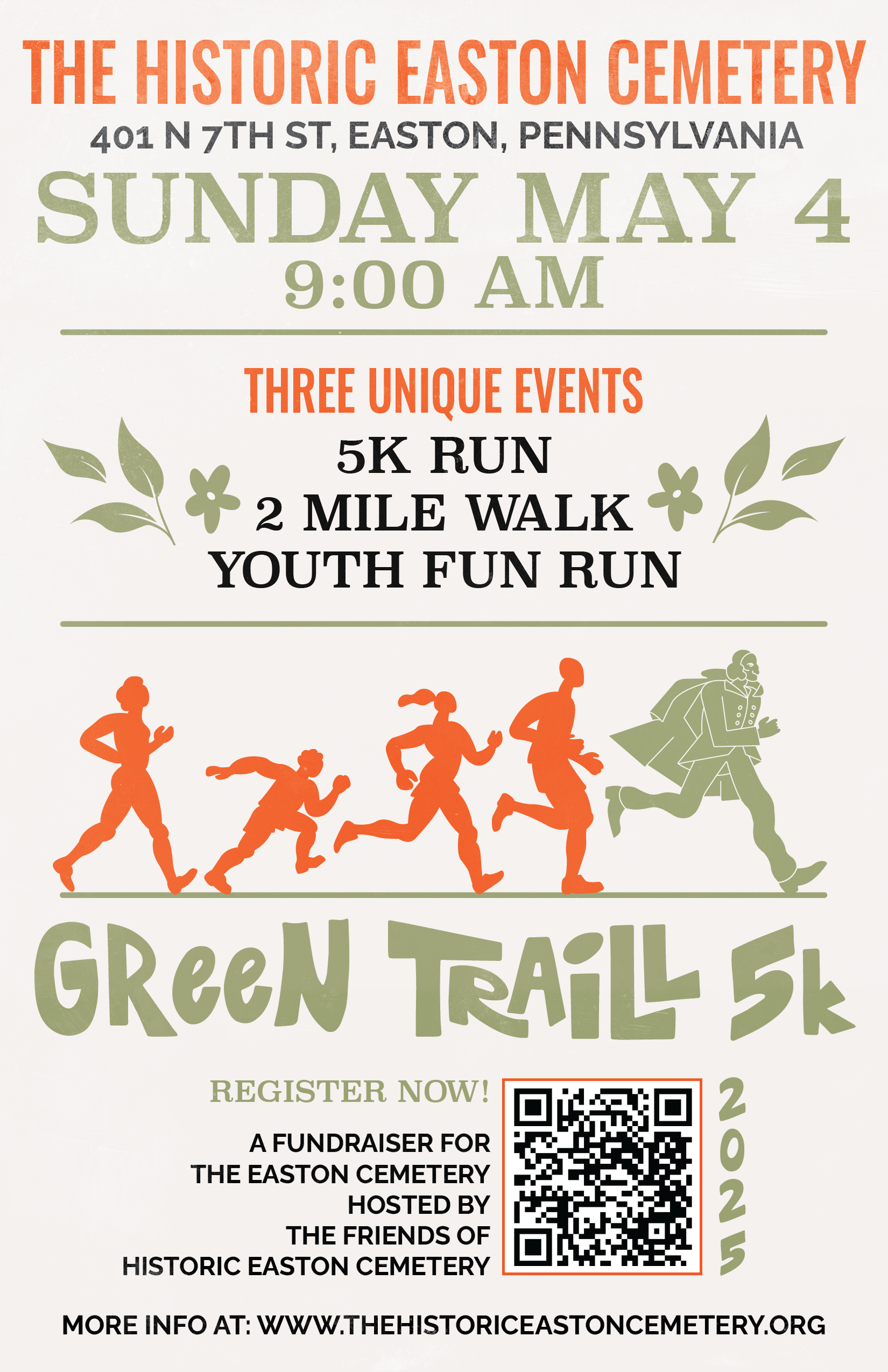 Green Traill poster - tabloid format
