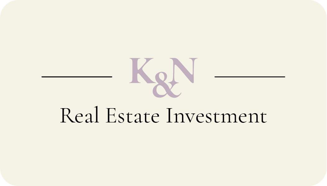 business card front - K&N (in purple) Real Estate Investment