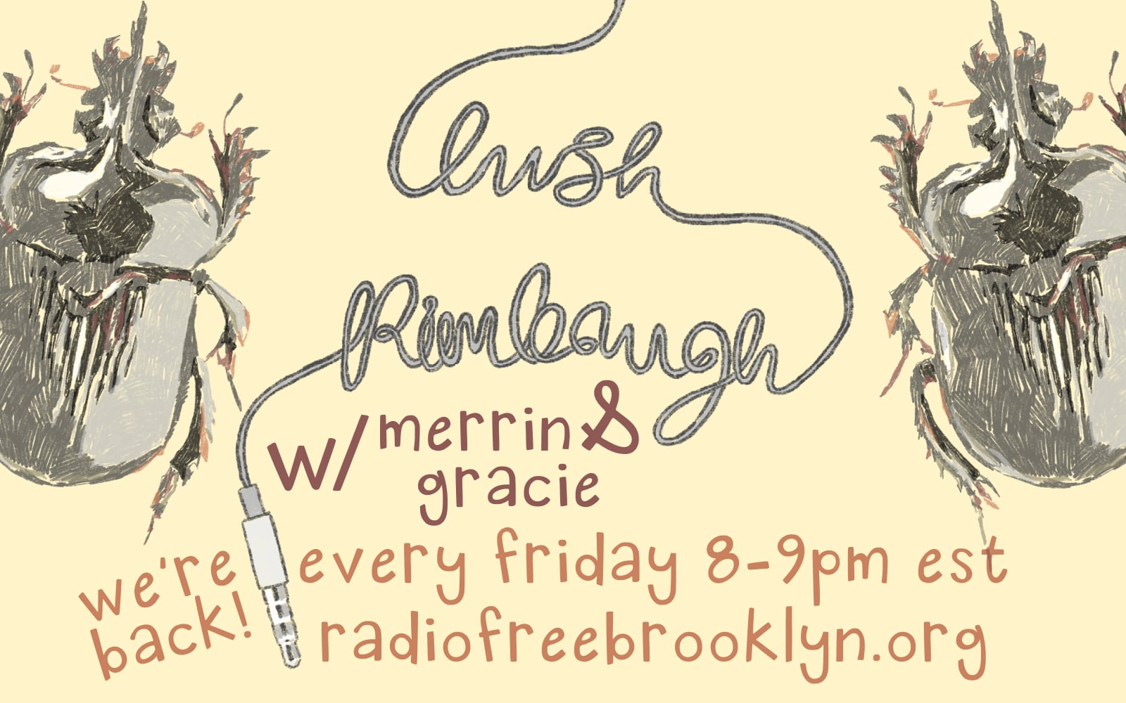 Lush Rimbaugh font in promo