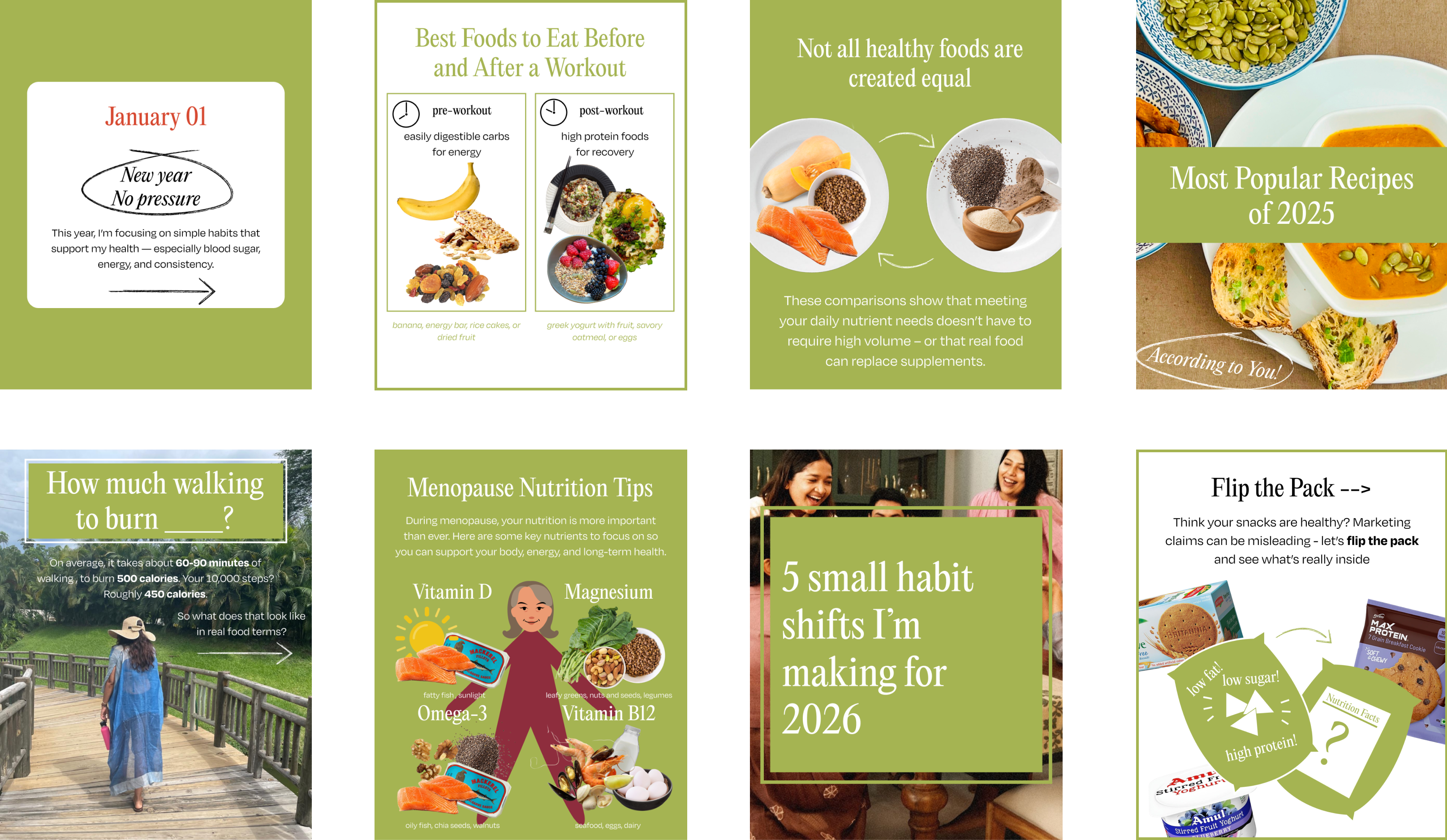 different intagram posts made for stilettos in the kitchen