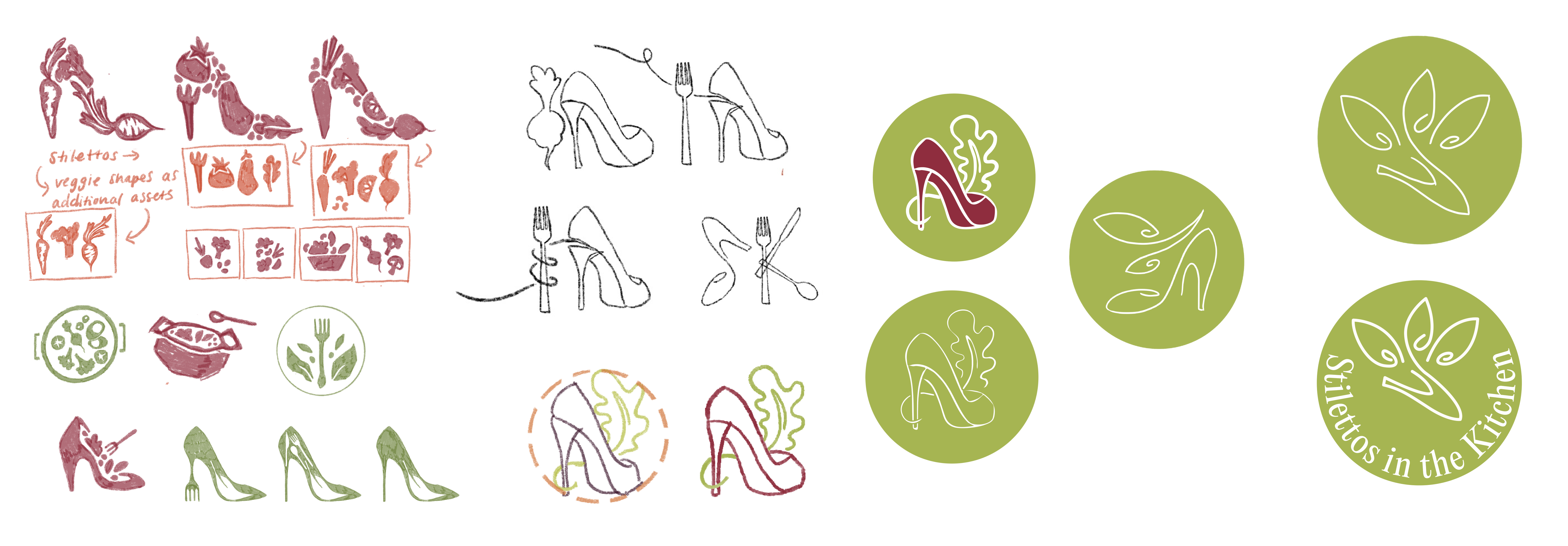 logo brainstorm sketches